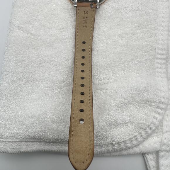 Fossil Corona Edition Quartz Watch Gold Tone Case Blue Dial Brown Leather main image 9